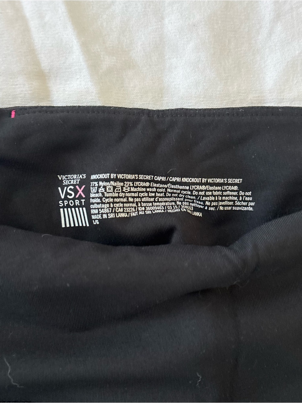 Victoria's Secret women Black capri bundle- 2 pairs NWT!! - Picture 7 of 10